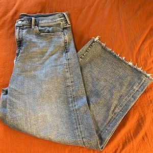 Banana Republic High-Rise Wide Leg Crop Jean